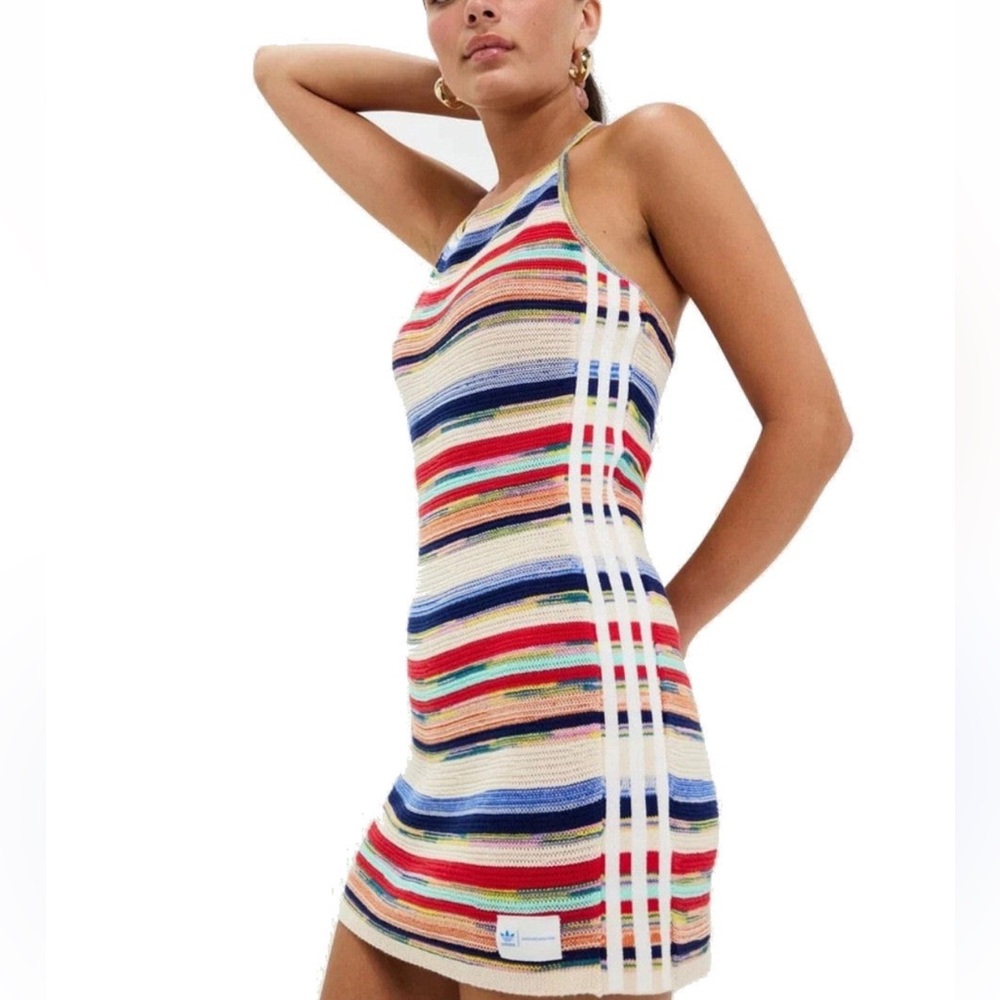 adidas KSENIASCHNAIDER Knitted Dress Crochet 3-Stripes